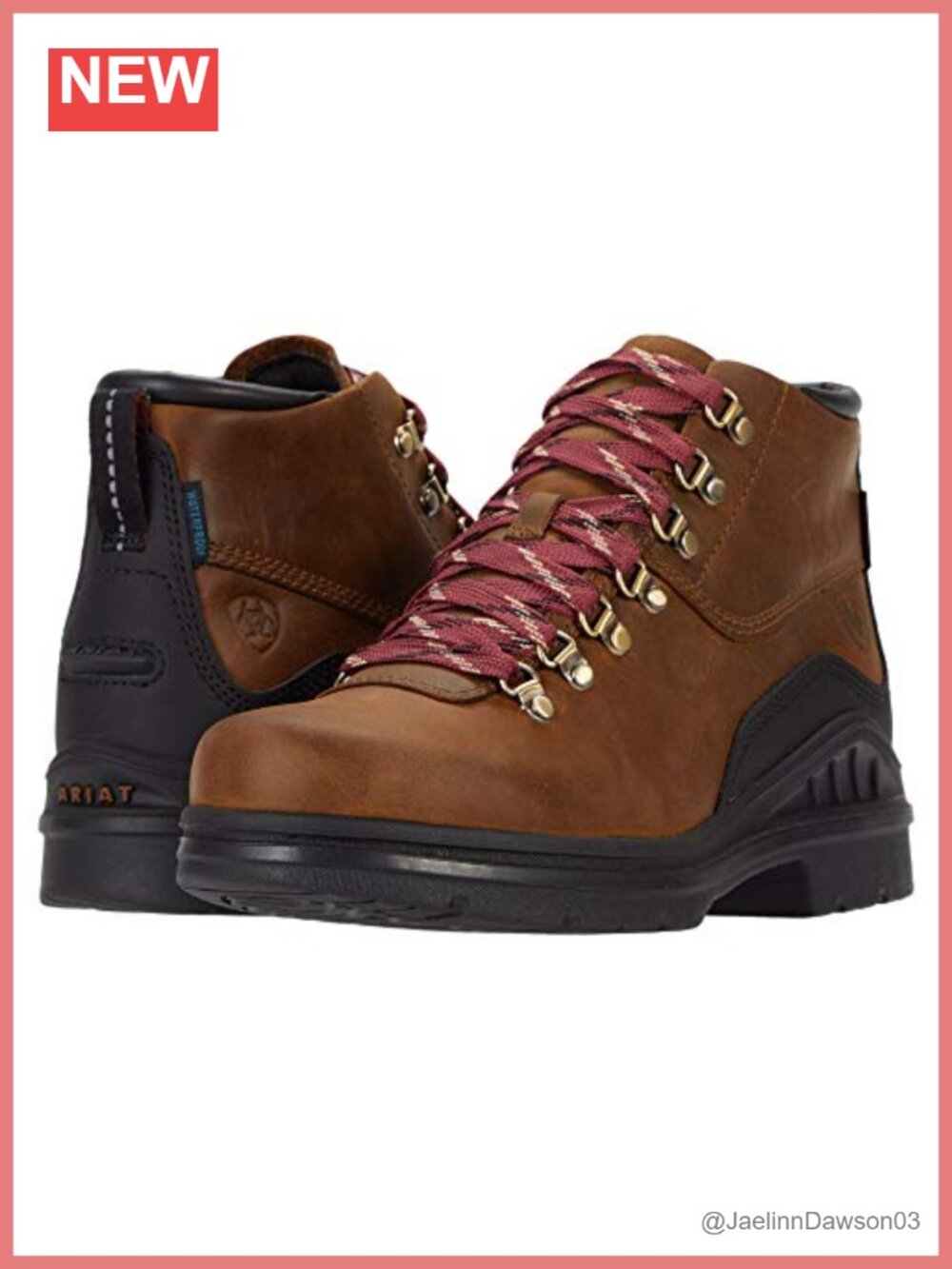 Waterproof Leather Lace-Up Work Boots ATS Calf High
